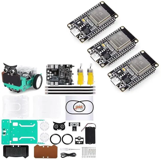 Main image of ELEGOO Owl Robot Kit with ESP-32 USB-C Boards Bundle for STEM Projects