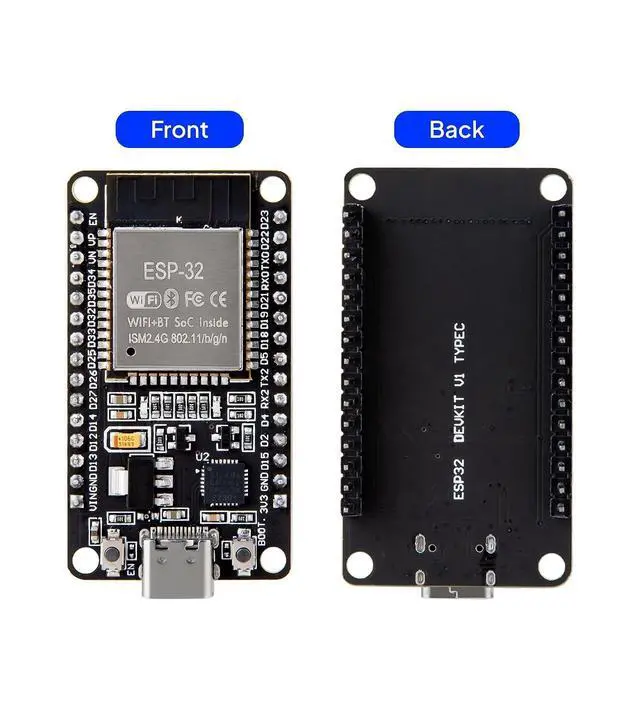 Alt view image 4 of 7 - ELEGOO 3PCS ESP32 Dev Boards, ESP-WROOM-32, USB-C, WiFi Bluetooth 4.2