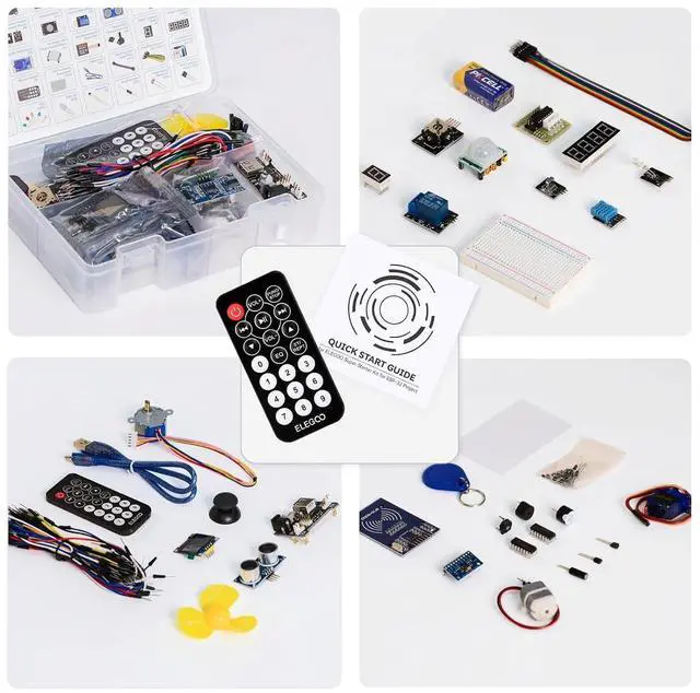 Alt view image 6 of 7 - ELEGOO ESP-32 Starter Kit and 5PCS Ultrasonic Sensor Kit Bundle for STEM