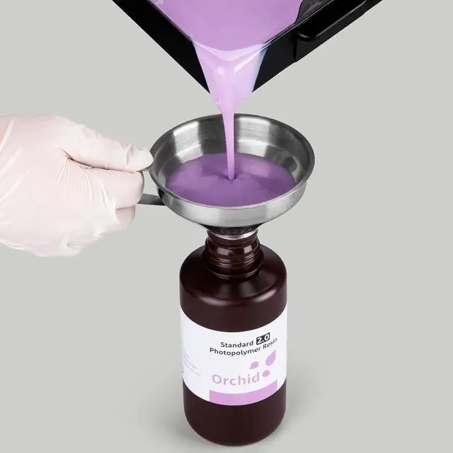 Alt view image 3 of 7 - ELEGOO 3D Stainless Steel Funnel and ELEGOO Silicone Slap Mat