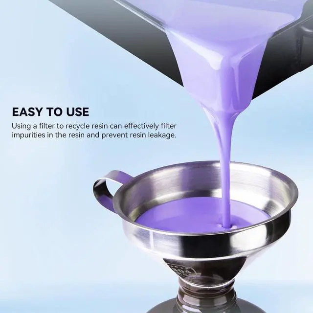 Alt view image 4 of 7 - ELEGOO 3D Stainless Steel Funnel and ELEGOO Silicone Slap Mat