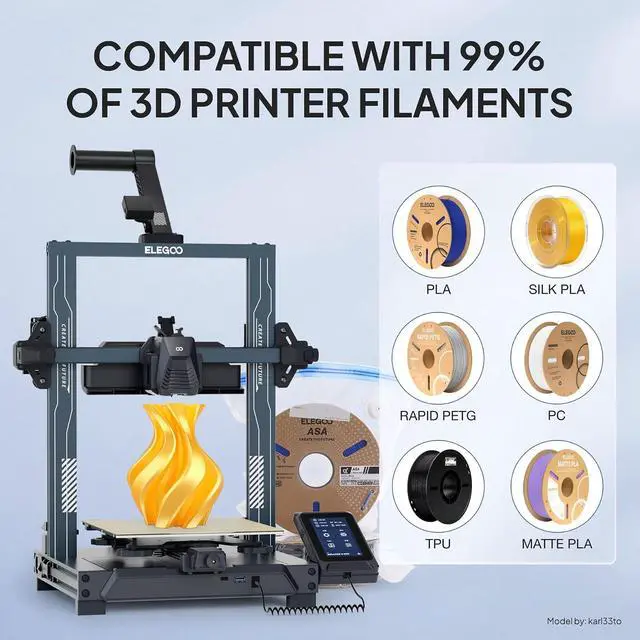 Alt view image 5 of 6 - ELEGOO 10pcs Filament Storage Bags with 2pcs Sealing Clips