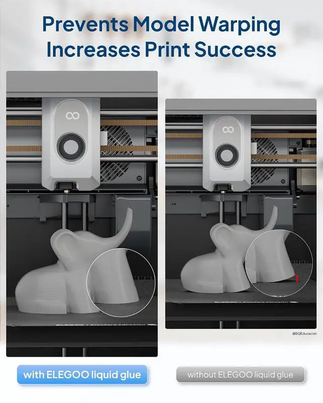 Alt view image 4 of 7 - ELEGOO 3D Printer Adhesive Glue (2 x 60mL)