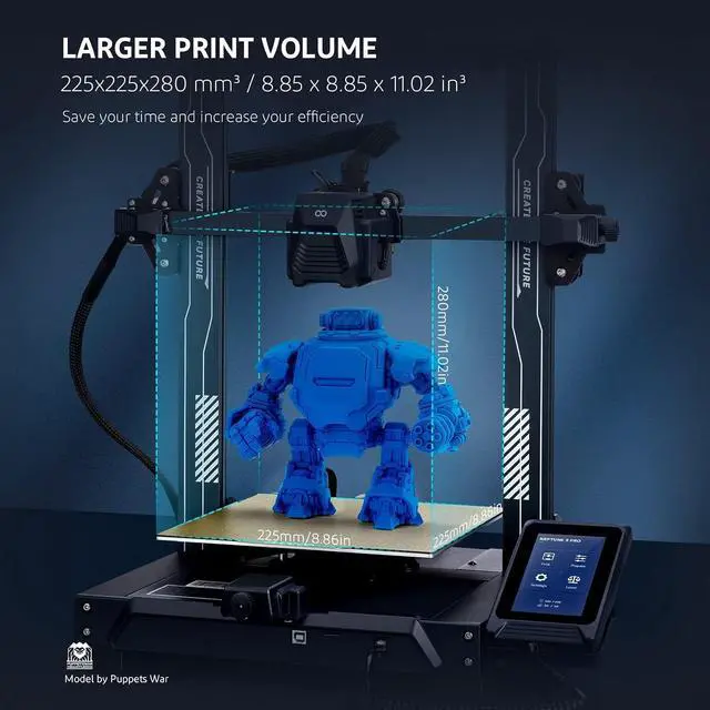 Alt view image 3 of 7 - ELEGOO Neptune 3 Pro 3D Printer, Quick Assembly with Auto Leveling