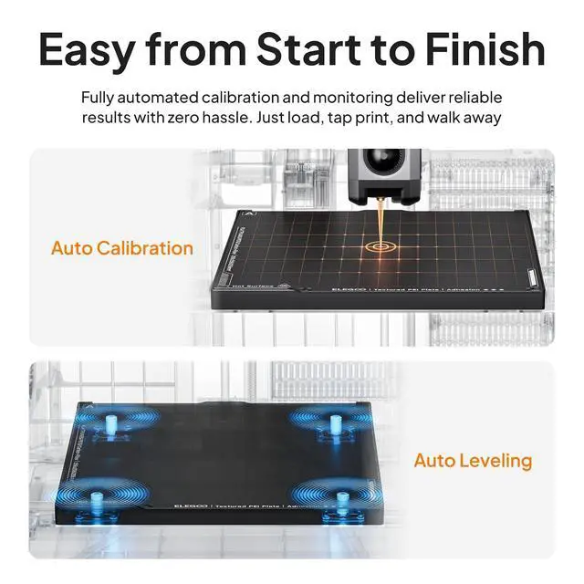 Alt view image 4 of 7 - ELEGOO Centauri Carbon 2 Combo 3D Printer, Multicolor Printing