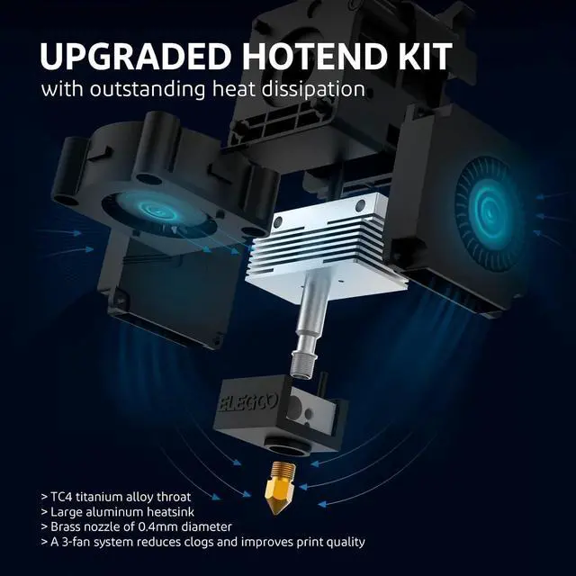 Alt view image 7 of 7 - ELEGOO Neptune 3 Pro 3D Printer, Quick Assembly with Auto Leveling