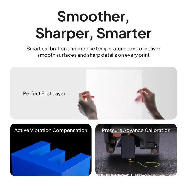 Alt view image 5 of 7 - ELEGOO Centauri 2 3D Printer, Full Auto Calibration, Beginner-Friendly