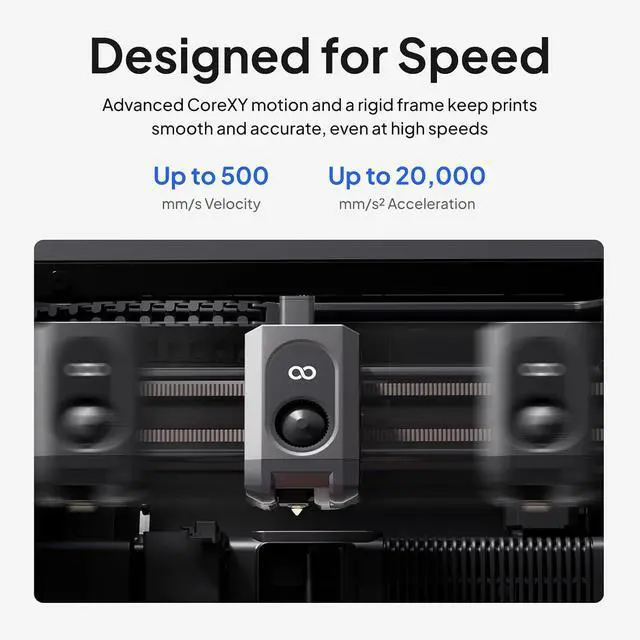 Alt view image 4 of 7 - ELEGOO Centauri 2 3D Printer, Full Auto Calibration, Beginner-Friendly