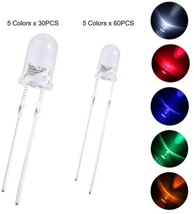 Alt view image 7 of 7 - ELEGOO 600pcs LED Kit with UNO R4 WiFi Kit Electronics Project Bundle