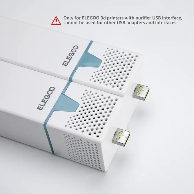 Alt view image 3 of 5 - ELEGOO 2PCS USB Purifier with Built-in Activated Carbon