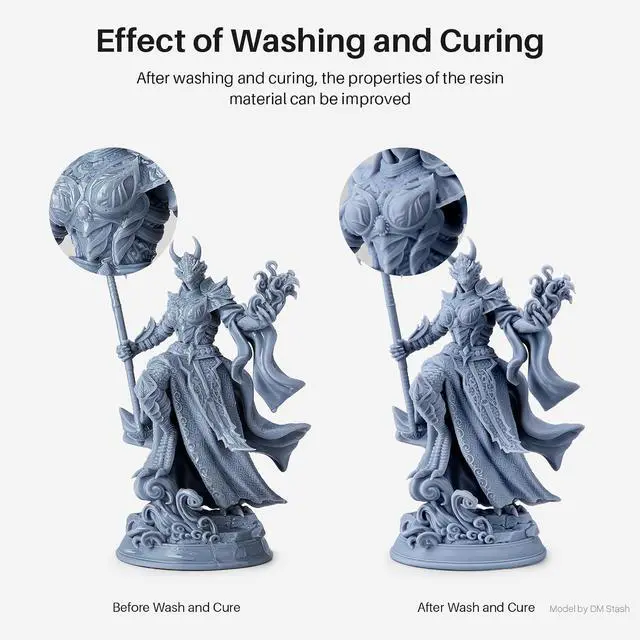 Alt view image 3 of 7 - ELEGOO Mercury Plus V3.0 Wash and Cure Station, 7.5 L Large Capacity, Compatible with Mars Saturn Photon Halot MSLA LCD DLP 3D Printers, Washing Size of 9.05"×5.31×10.24