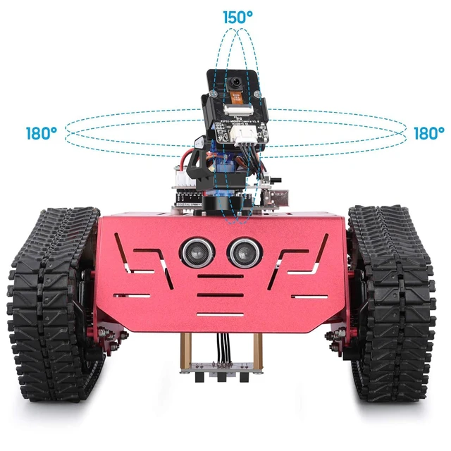 Alt view image 4 of 7 - ELEGOO Conqueror Robot Tank Kit and 33-in-1 Electric Screwdriver Set