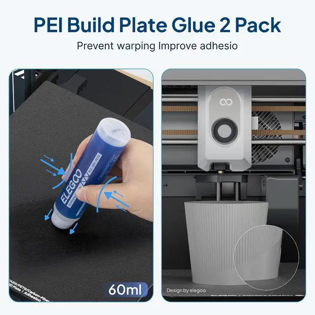 Alt view image 3 of 7 - ELEGOO 3D Printer Starter Kit for Centauri Carbon