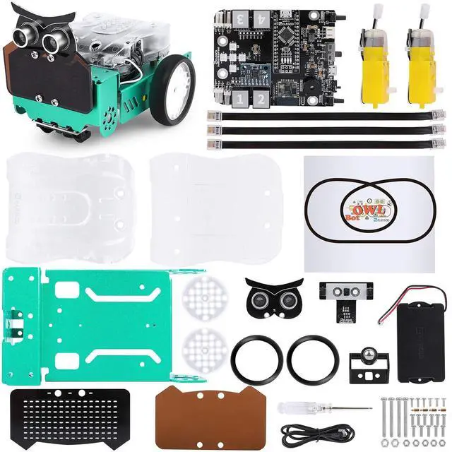 Alt view image 6 of 7 - ELEGOO UNO R3 Project Smart Robot Car Kit V4 & ELEGOO Owl Smart Robot Car Kit