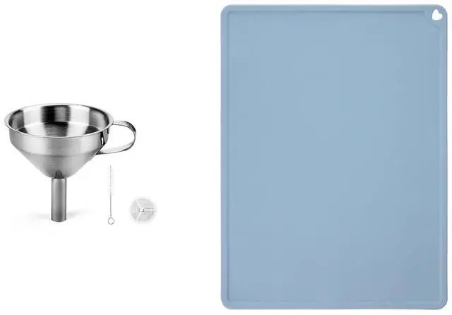 Main image of ELEGOO 3D Stainless Steel Funnel and ELEGOO Silicone Slap Mat