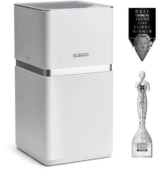Main image of ELEGOO MARSMATE Air Purifier, Remove Up to 95% TVOC, Compatible with Saturn 8k, Saturn 2, Saturn 3, Saturn 3 Ultra, Mars 4 DLP, Mars 4 MAX, Jupiter, Jupiter SE, Saturn 4, Saturn 4 Ultra 3D Printers