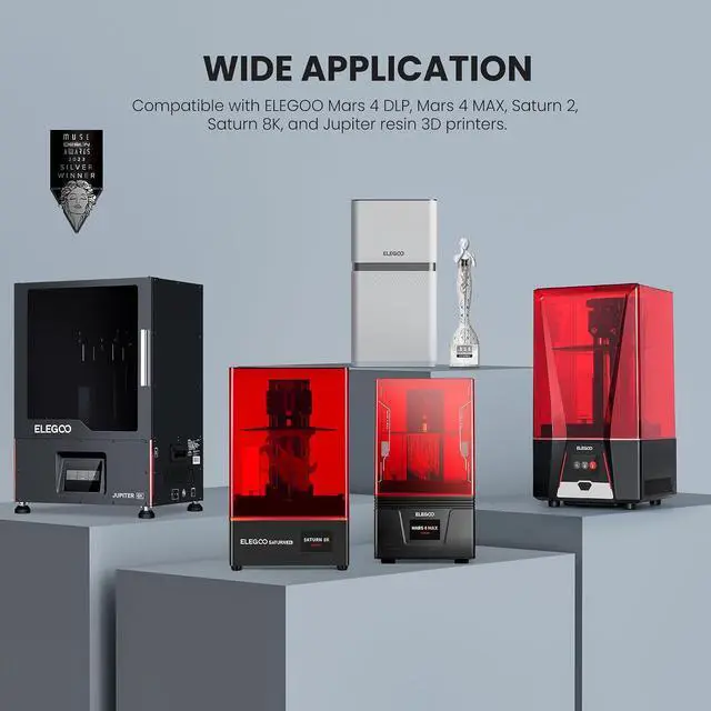Alt view image 7 of 7 - ELEGOO MARSMATE Air Purifier and Activated Carbon Filter for Marsmate Air Purifier