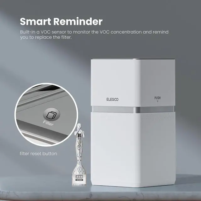 Alt view image 5 of 7 - ELEGOO MARSMATE Air Purifier and Activated Carbon Filter for Marsmate Air Purifier