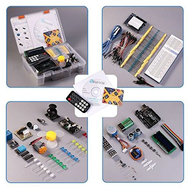 Alt view image 3 of 7 - ELEGOO UNO Project Super Starter Kit & ELEGOO Conqueror Robot Tank
