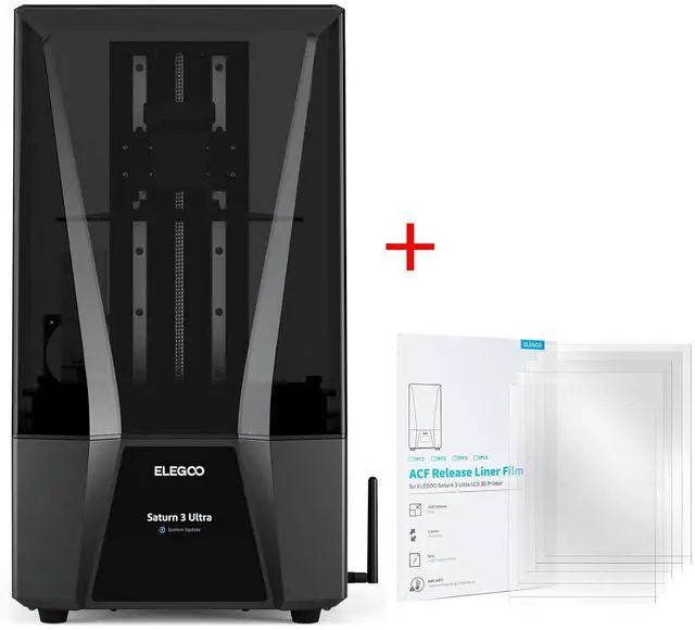 Main image of ELEGOO Saturn 3 Ultra MSLA 3D Printer and 5PCS ACF Release Liner Film for Saturn 3 Ultra LCD 3D Printer