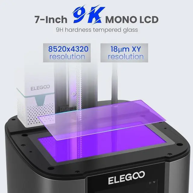 Alt view image 3 of 7 - ELEGOO Mars 4 Ultra MSLA 3D Printer and ELEGOO Mercury Plus V3.0 Wash and Cure Station