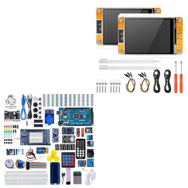 Main image of ELEGOO MEGA R3 Starter Kit with ESP32 Screens Bundle for STEM Projects