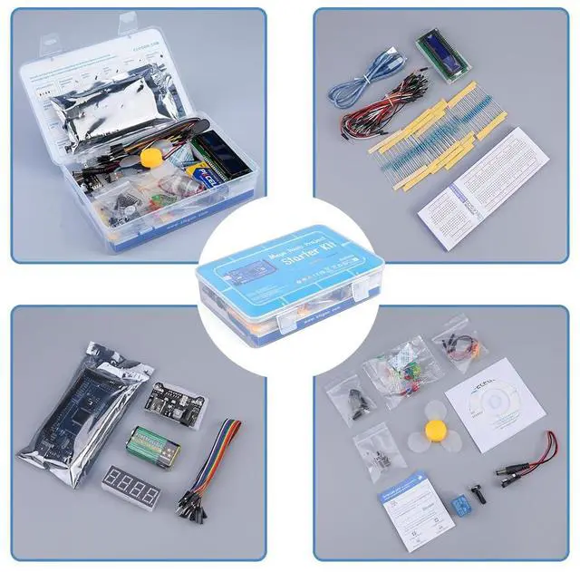 Alt view image 3 of 7 - ELEGOO MEGA R3 Starter Kit and 525-Piece Resistor Kit Bundle for STEM