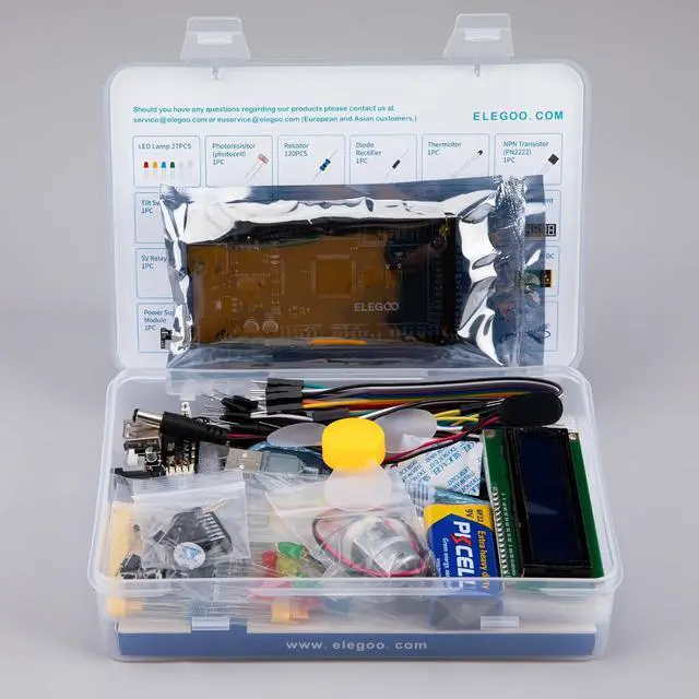 Alt view image 2 of 7 - ELEGOO MEGA R3 Starter Kit and 525-Piece Resistor Kit Bundle for STEM