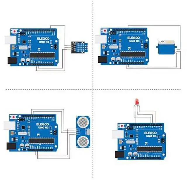 Alt view image 4 of 7 - ELEGOO UNO Basic Starter Kit and 37-in-1 Sensor Project Bundle for STEM
