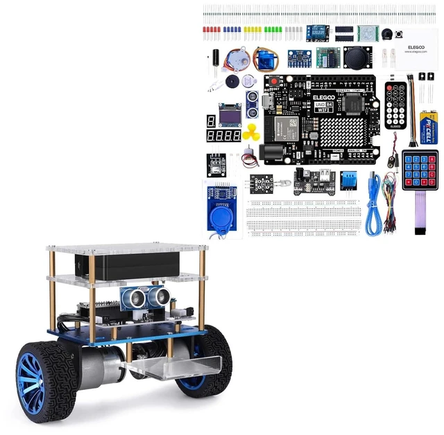 Main image of ELEGOO Tumbller Self-Balancing Robot & UNO R4 WiFi Super Starter Kit Bundle