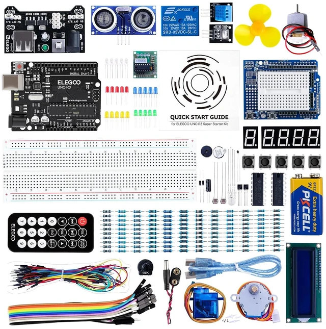 Main image of ELEGOO UNO R3 Project Super Starter Kit with PDF Tutorial for Beginners