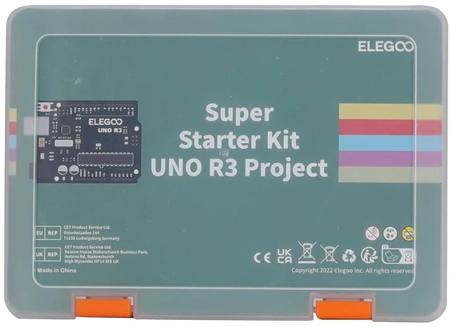 Alt view image 2 of 7 - ELEGOO UNO R3 Project Super Starter Kit with PDF Tutorial for Beginners
