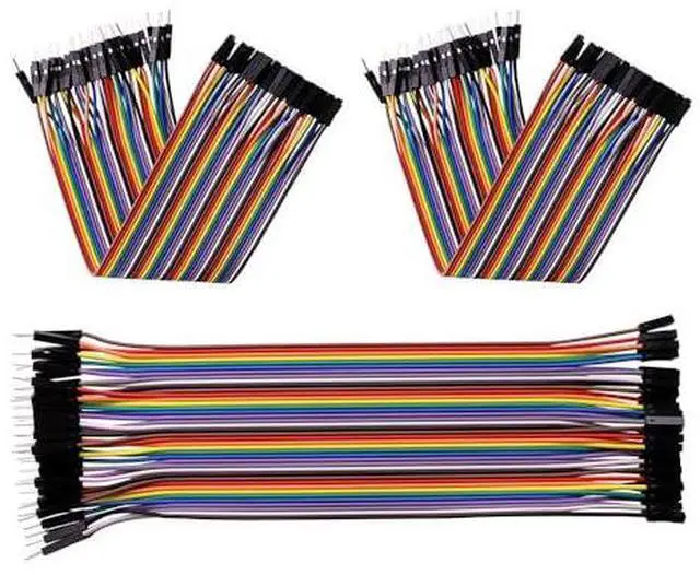 Alt view image 2 of 7 - 120pcs Multicolored Dupont Wire & 6PCS 400 Point Solderless Breadboard Kit