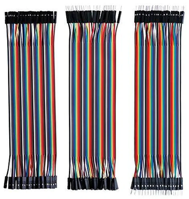 Alt view image 2 of 7 - 120pcs Multicolored Dupont Wire & 3pcs Breadboard 830 Point