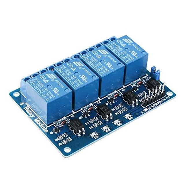Alt view image 7 of 7 - 120pcs Multicolored Dupont Wire & 4 Channel DC 5V Relay Module