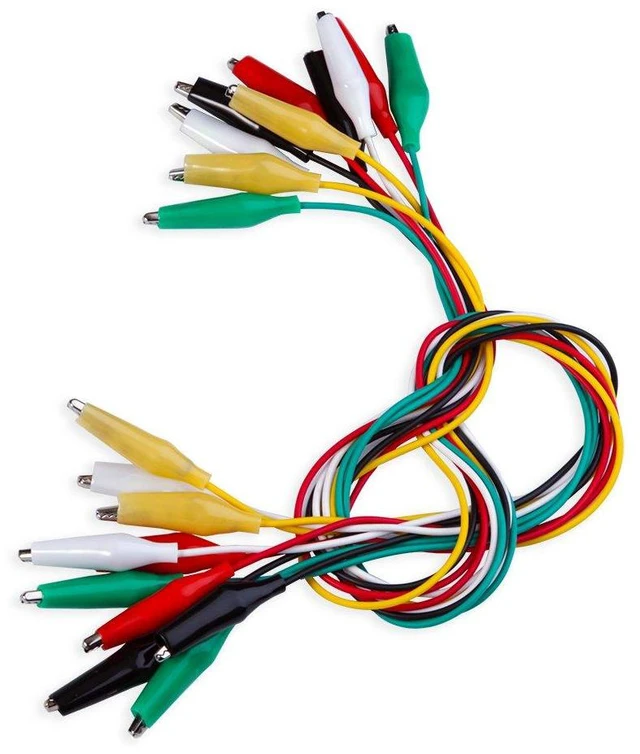 Alt view image 7 of 7 - 120pcs Multicolored Dupont Wire & 30 PCS Alligator Clip Test Leads Set