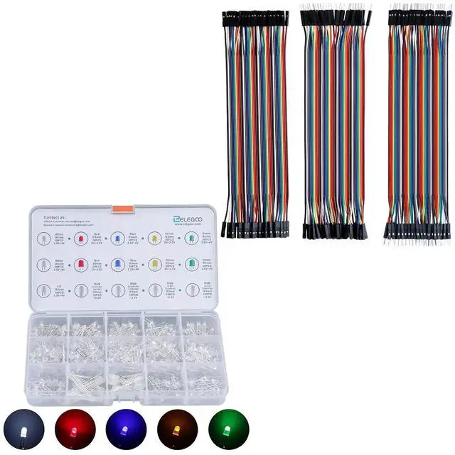 Main image of 350pcs LED Kit and 120pcs Dupont Wires Bundle for STEM Projects