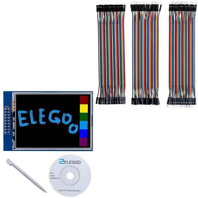 Main image of 2.8 Inch TFT Touch Screen with Dupont Wires STEM Project Bundle