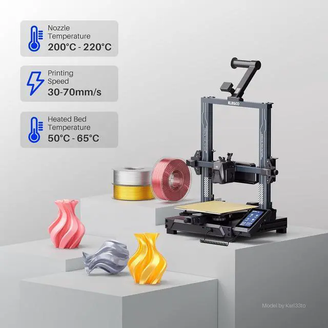 Alt view image 5 of 7 - Silk PLA Filament 1.75mm Triple Colors Orange Blue Purple 250g