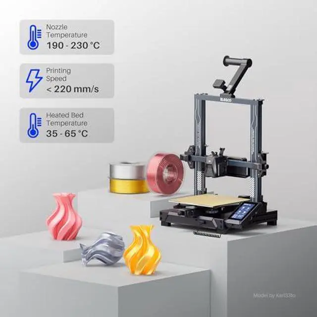 Alt view image 5 of 7 - Silk PLA Filament 1.75mm Copper 1KG & Silver Grey 1KG