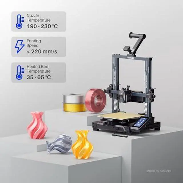 Alt view image 5 of 7 - 1.75mm Silk PLA Filament Blue Purple 1KG & Dual Color Blue Green 1KG