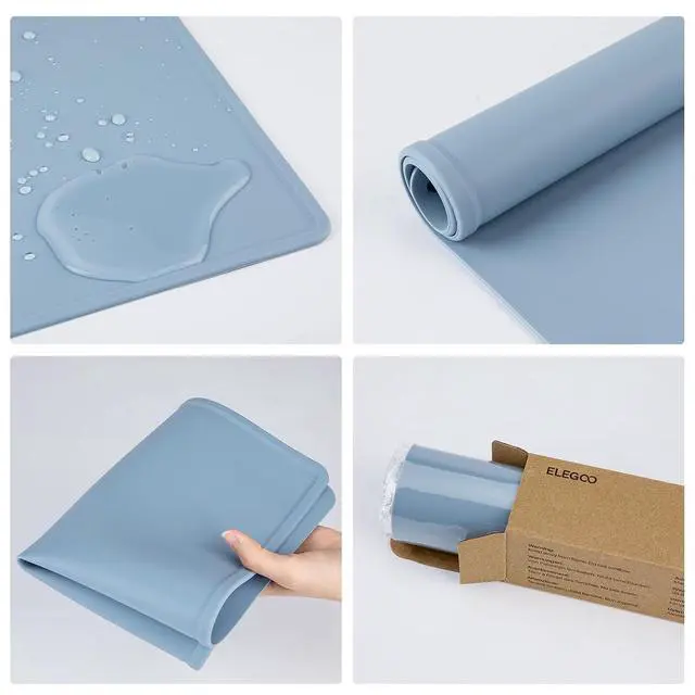 Alt view image 2 of 7 - Silicone Mat 400 × 300mm, Perfect for Paint Clay Play Dough Mat, DIY Arts and Crafts - Protect Work Surface forMars, Saturn, Photon SLA LCD DLP 3D Resin Printers Accessories (Pack of 4)