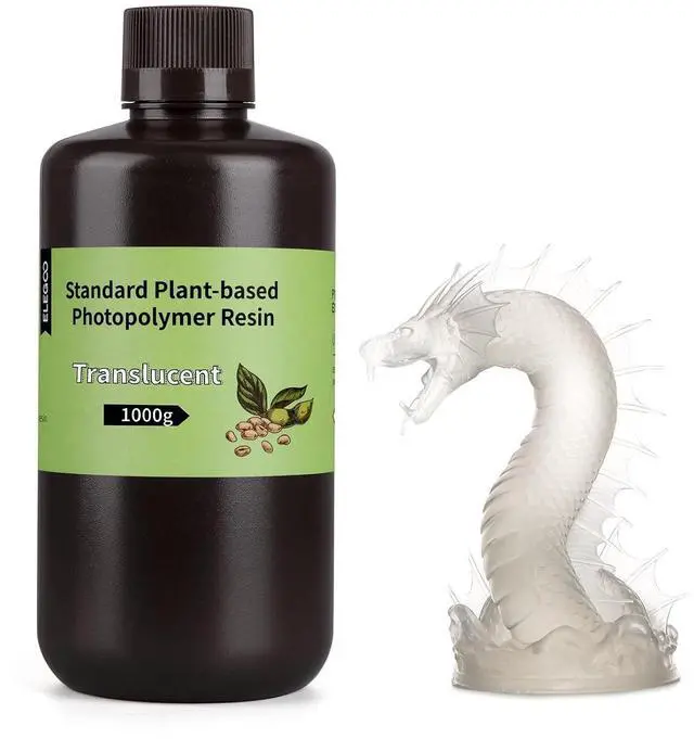 Main image of Standard Plant-Based 3D Printer Resin Transcluent 1000g