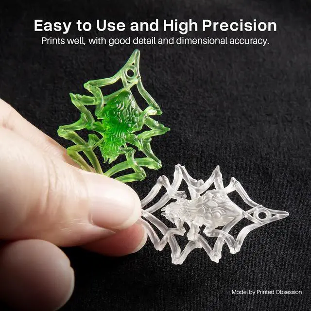 Alt view image 6 of 7 - Standard Plant-Based 3D Printer Resin Black 1000g