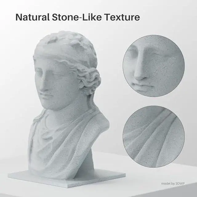 Alt view image 2 of 7 - PLA Filament Marble 1KG & Rapid PETG Filament Transparent 1KG