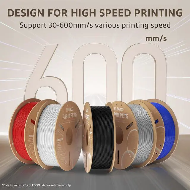Alt view image 6 of 7 - PLA Filament Marble 1KG & Rapid PETG Filament Transparent 1KG
