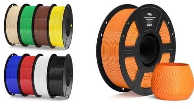 Main image of 1.75mm Rapid PETG Filament 8 Colors & PLA Filament Orange 1KG