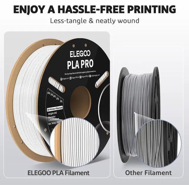 Alt view image 4 of 5 - 1.75mm PLA PRO Filament Green 1kg & PLA Filament Yellow 1KG