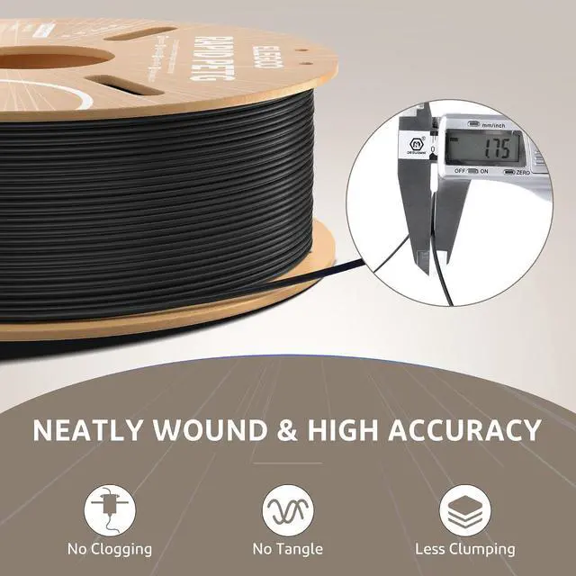 Alt view image 5 of 7 - Metallic PLA Filament Bronze 1KG & Rapid PETG Filament Blue 1KG