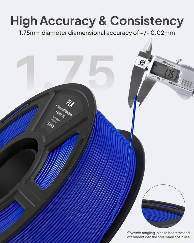 Alt view image 2 of 7 - PLA Filament 1.75mm Purple 1KG & PETG Filament White 1KG